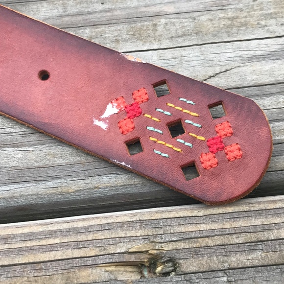 Fossil Women Belt Brown Genuine Leather Waistband - Picture 8 of 8